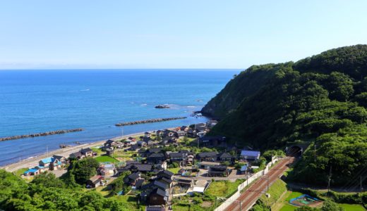 【上越】Day2 新潟県をひたすら海沿いに北上する【自転車】